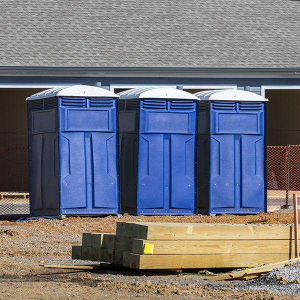 how do you ensure the portable restrooms are secure and safe from vandalism during an event in Boonville IN